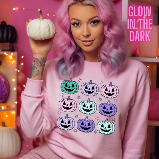 PASTEL PUMPKINS - GLOW IN THE DARK