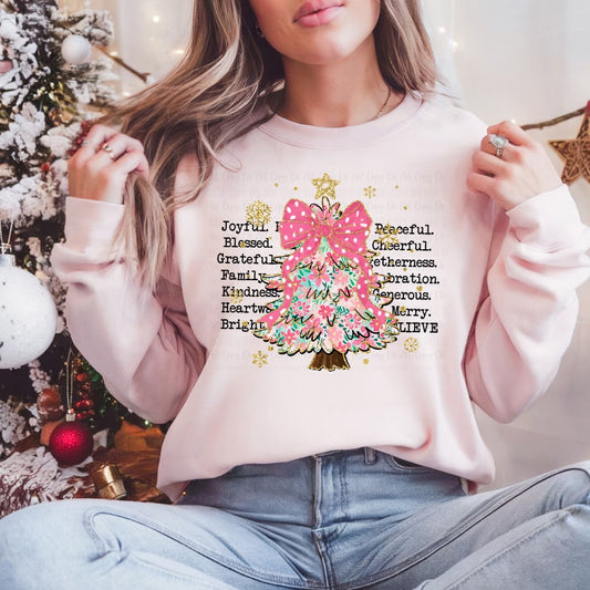 PINK CHRISTMAS TREE